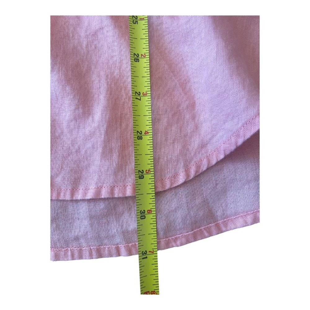J. Jill 100 % Linen Coral Pinktuck Tunic size small - Picture 7 of 11